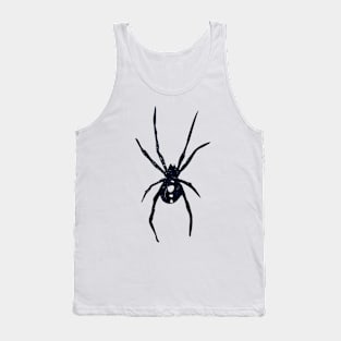 Big Scray Spider Creepy Horror Halloween Tank Top